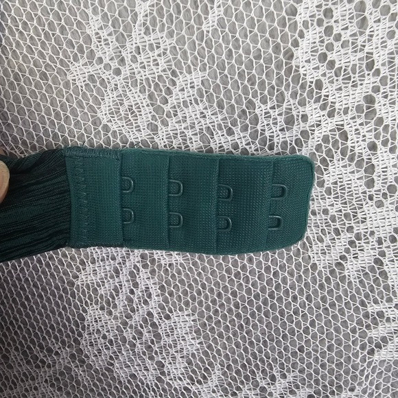 Victoria's Secret Uplift Semi Demi Bra Women's 32C Green Lined Adjustable Straps - Picture 4 of 6